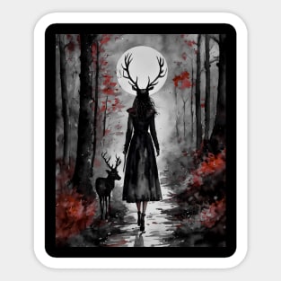 Guardian Witch of The Darkling Woods Sticker